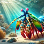 Mantis Shrimp in Underwater Environment