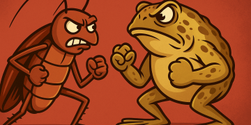 State of Origin Cane Toad v Cockroach