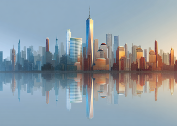 New York City Skyline Illustration
