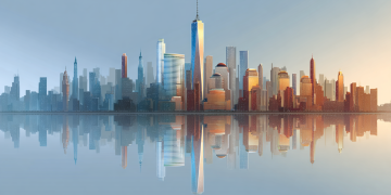 New York City Skyline Illustration